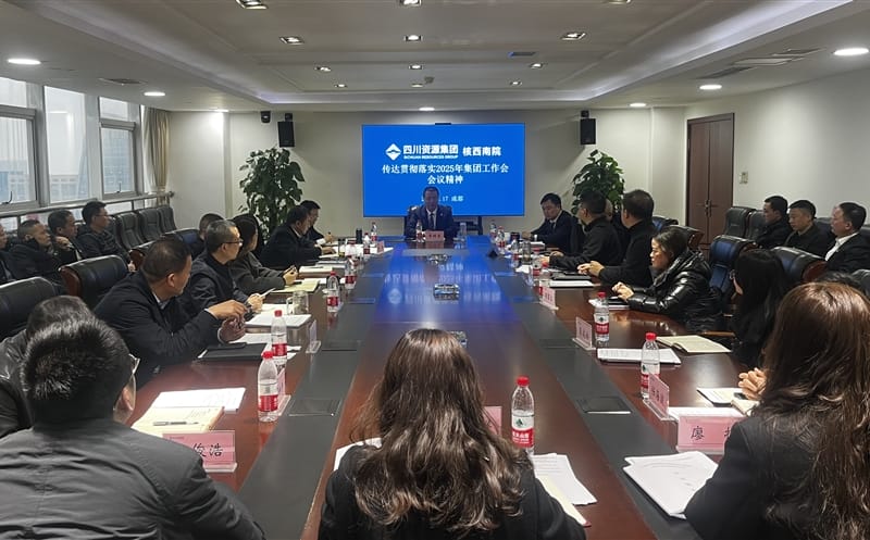 凝心聚力担使命 踔厉高昂谱新篇┃ 核西南院贯彻落实2025年四川Z6尊龙凯时集团 事情会聚会精神