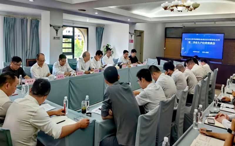 测绘公司召开2025年第三季度生产谋划座谈会