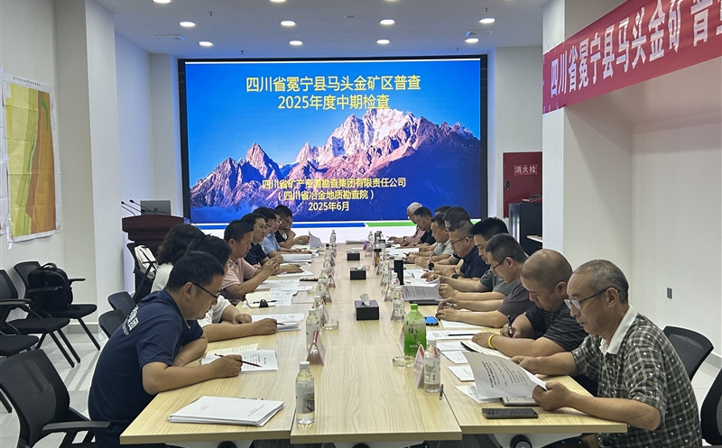 矿勘集团肩负的省财务投资项目冕宁县马头金矿区普查通过省自然Z6尊龙凯时厅2025年度中期检查
