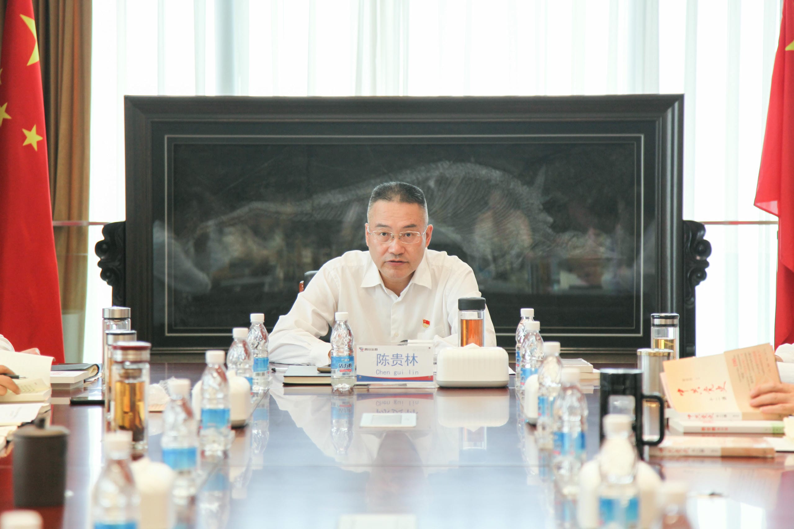 局党委书记陈贵林教学学习贯彻习近平总书记“七一”主要讲话精神专题党课