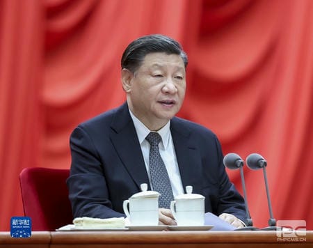 学习贯彻习近平新时代中国特色社会主义头脑主题教育事情聚会在京召开                                                                                  习近平揭晓主要讲话