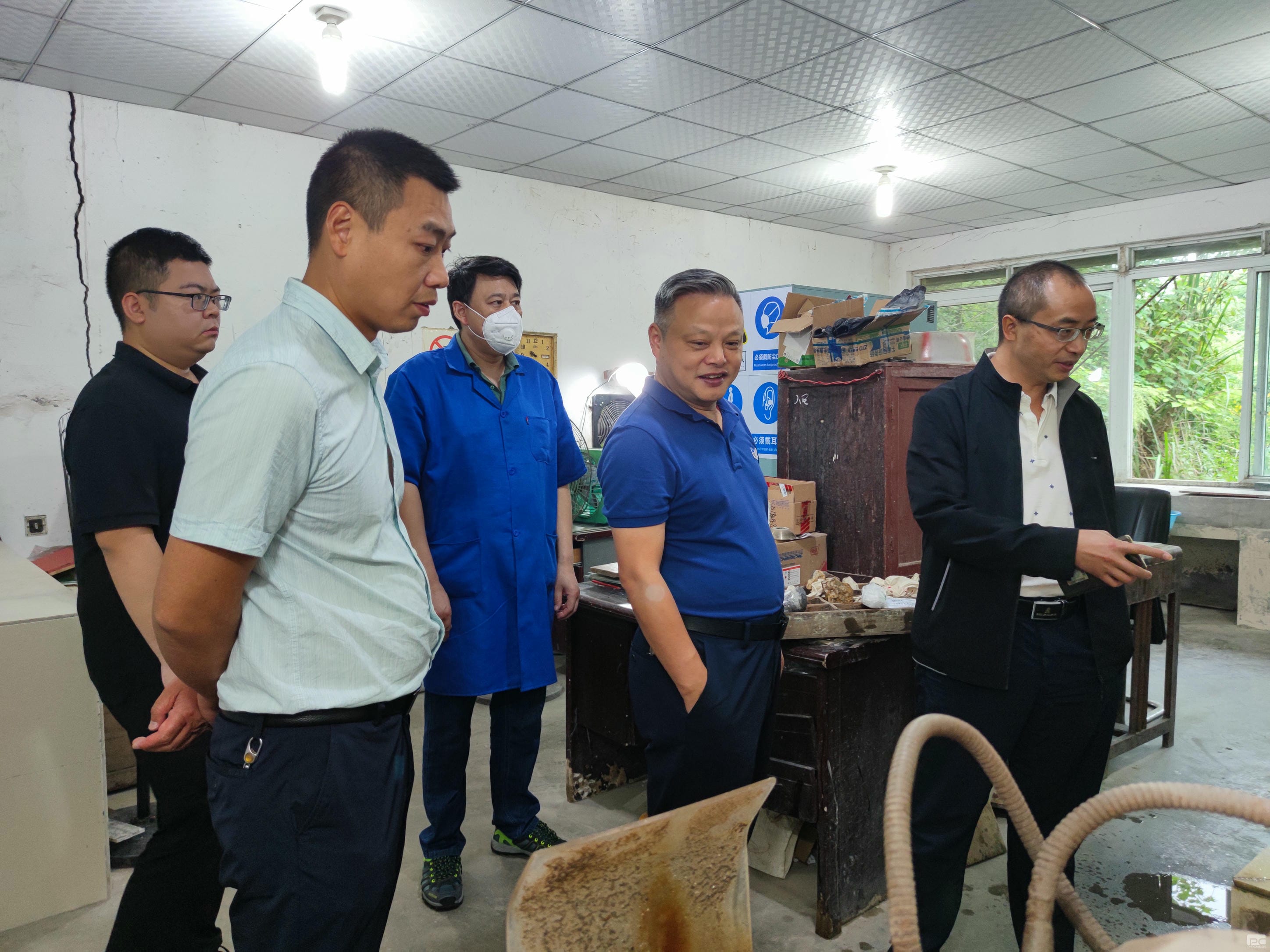 冯希尧带队开展中秋、国庆节前清静大检查