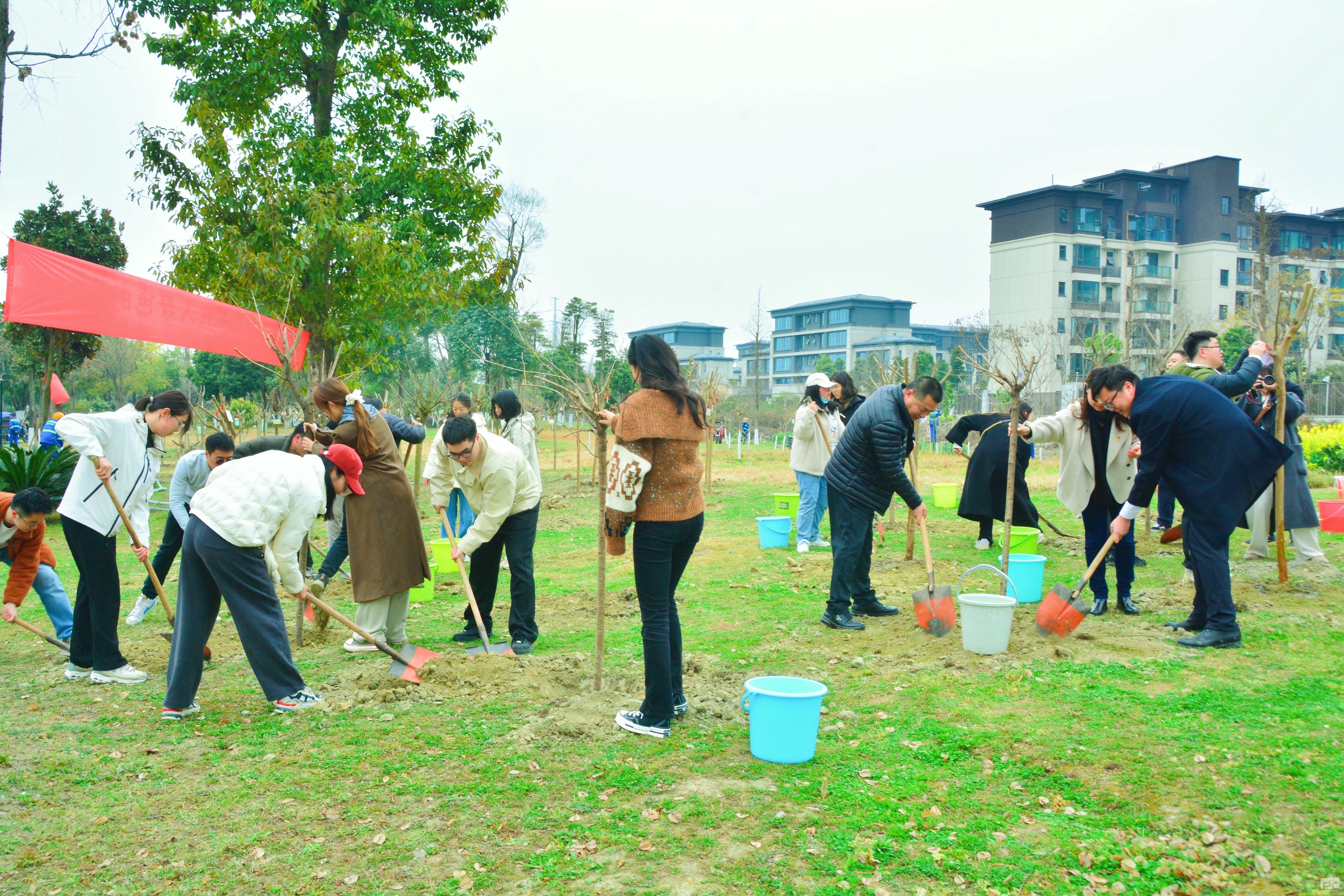 核西南院团委开展“雷锋精神伴我行 争为蓉城添新绿”暨学雷锋自愿效劳运动