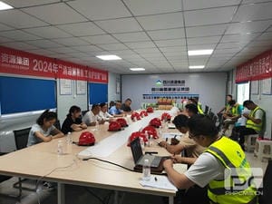 炎炎夏日送清凉 丝丝眷注暖人心——集团向导赴蜀通建设集团一线项目 慰问并检查指导事情