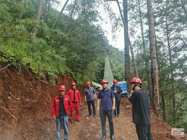 公司向导赴盐源钻探项目检查指导事情