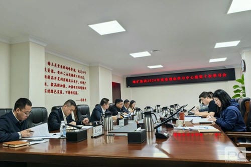 地矿集团党委理论学习中心组召开2024年第十次学习聚会